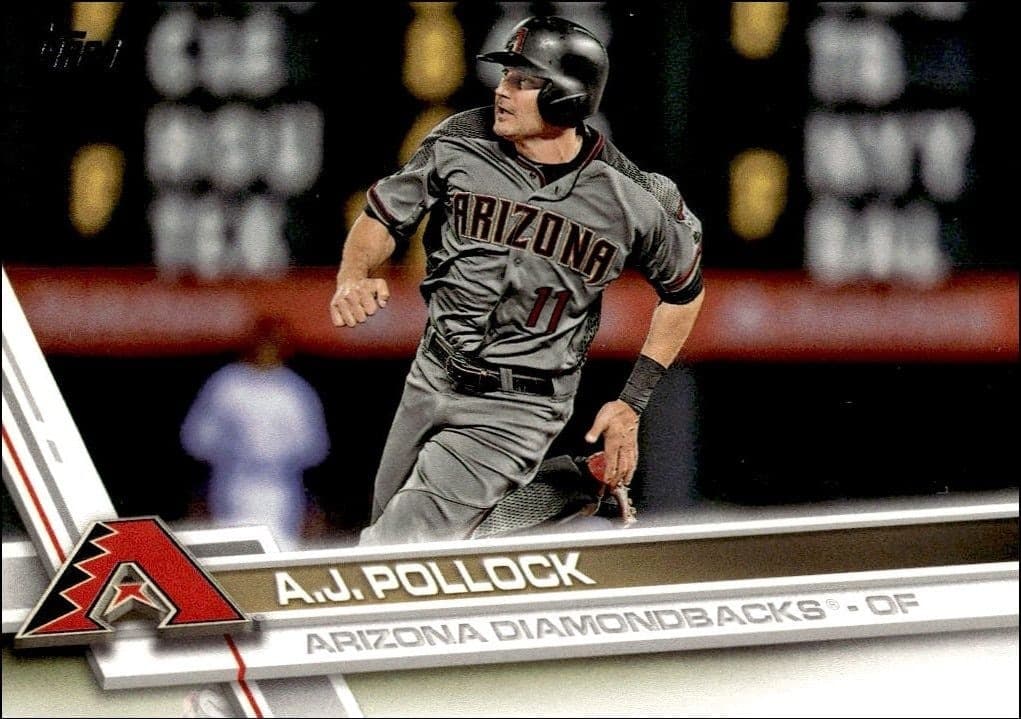 2017 Topps Series 2 A.J. Pollock #617 trading card