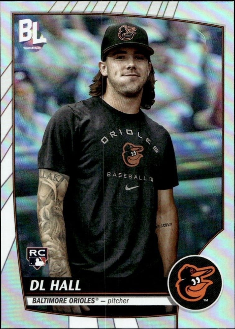 Dj Hall 2023 Topps Big League #11 Baseball Trading Card - Front 2023 Topps Big League Dj Hall #11 baseball trading card front