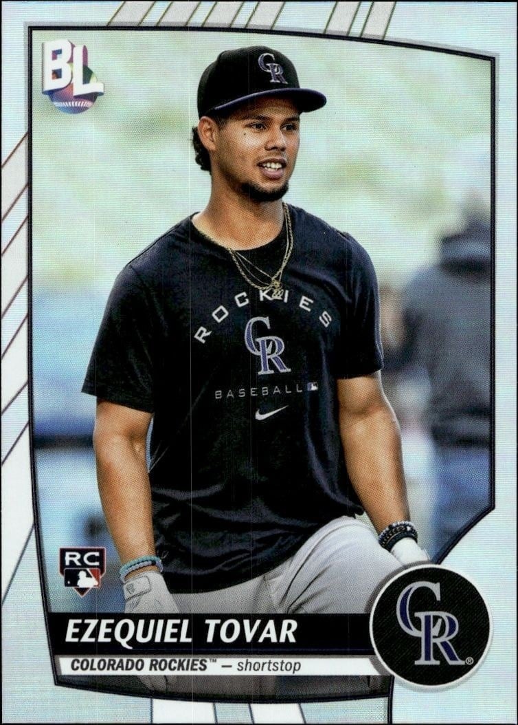 Ezequiel Tovar 2023 Topps Big League #204 Baseball Trading Card - Front 2023 Topps Big League Ezequiel Tovar #204 baseball trading card front