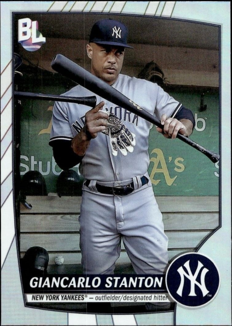 Giancarlo Stanton 2023 Topps Big League #246 Baseball Trading Card - Front 2023 Topps Big League Giancarlo Stanton #246 baseball trading card front