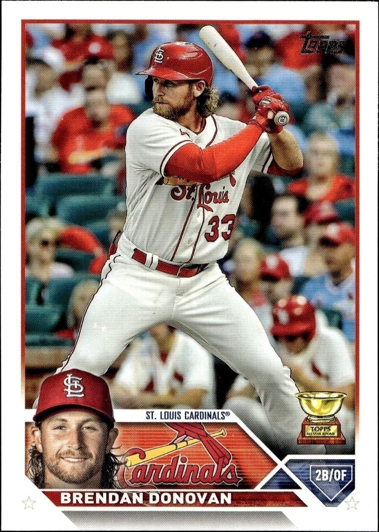 Brendan Donovan 2023 Topps Series 2 #584 Baseball Trading Card - Front 2023 Topps Series 2 Brendan Donovan #584 baseball trading card front