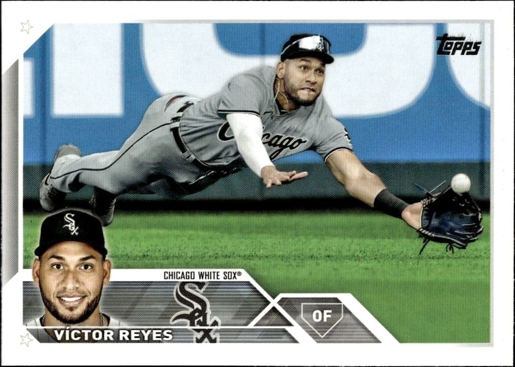 Victor Reyes 2023 Topps Series 2 #631 Baseball Trading Card - Front 2023 Topps Series 2 Victor Reyes #631 baseball trading card front