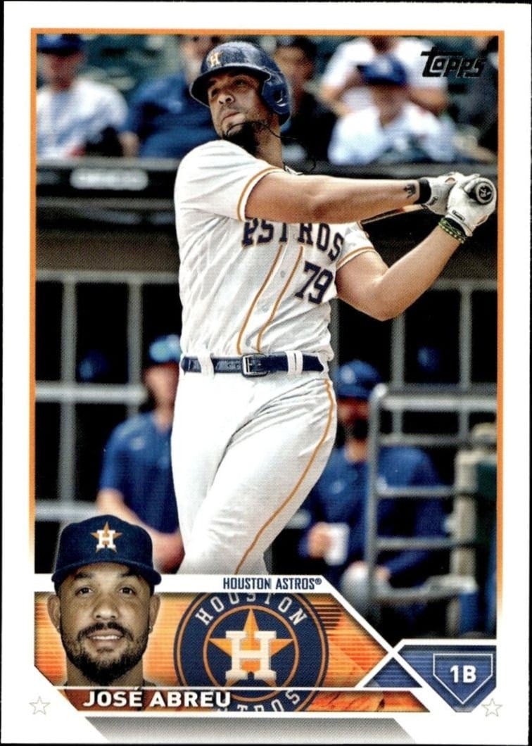 Jose Abreu 2023 Topps Series 2 #630 Baseball Trading Card - Front 2023 Topps Series 2 Jose Abreu #630 baseball trading card front