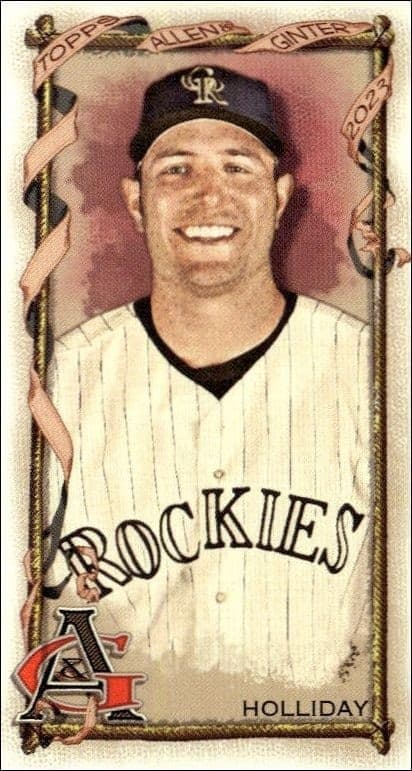 2023 Topps Allen & Ginter Matt Holliday #334 trading card