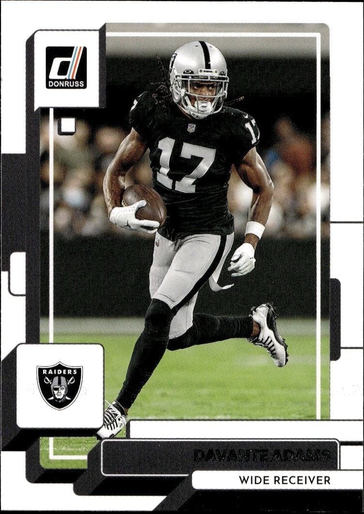 Davante Adams 2022 Panini Donruss #94 Football Trading Card - Front 2022 Panini Donruss Davante Adams #94 football trading card front