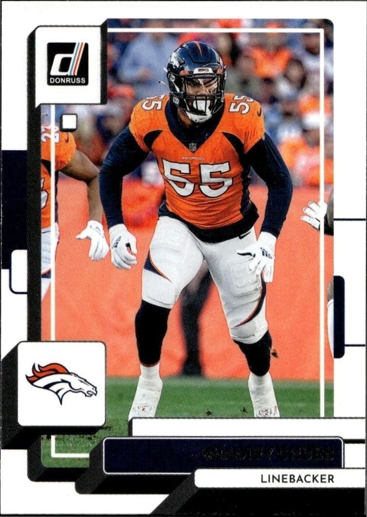 Bradley Chubb 2022 Panini Donruss #268 Football Trading Card - Front 2022 Panini Donruss Bradley Chubb #268 football trading card front