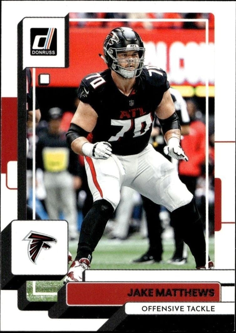 2022 Panini Donruss Jake Matthews #226 trading card