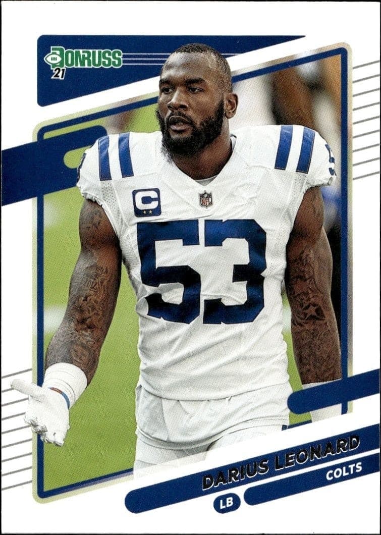 2021 Panini Donruss Darius Leonard #149B trading card