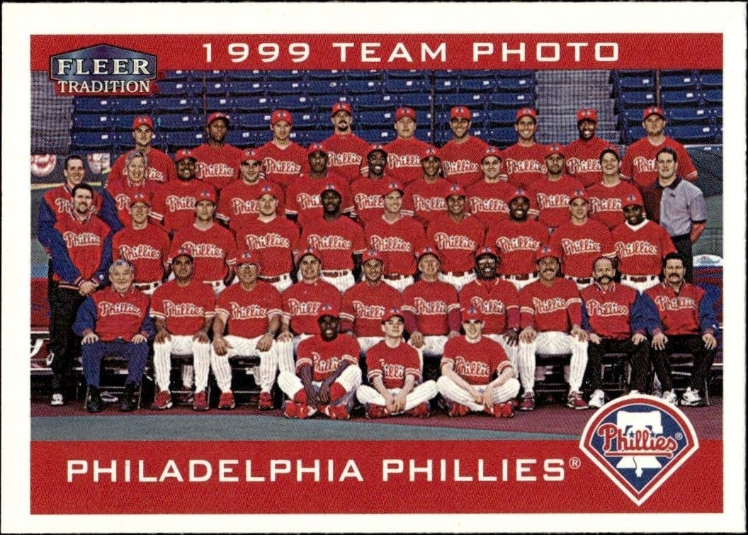 Philadelphia Phillies 2000 Fleer Tradition Glossy #247 Baseball Trading Card - Front 2000 Fleer Tradition Glossy Philadelphia Phillies #247 baseball trading card front