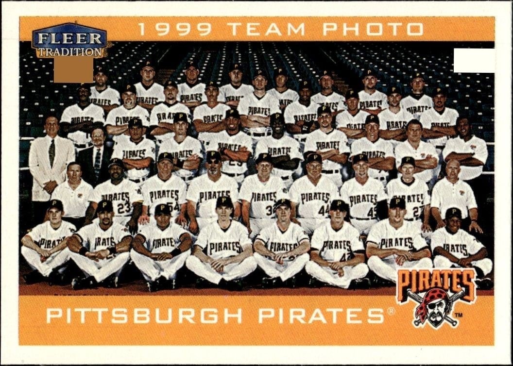 Pittsburgh Pirates 2000 Fleer Tradition Glossy #357 Baseball Trading Card - Front 2000 Fleer Tradition Glossy Pittsburgh Pirates #357 baseball trading card front