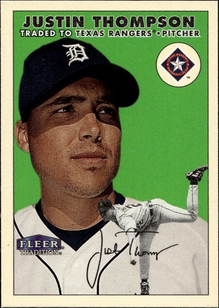 2000 Fleer Tradition Glossy Justin Thompson #145 trading card