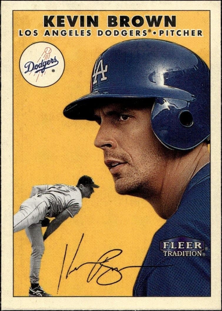 2000 Fleer Tradition Glossy Kevin Brown #115 trading card