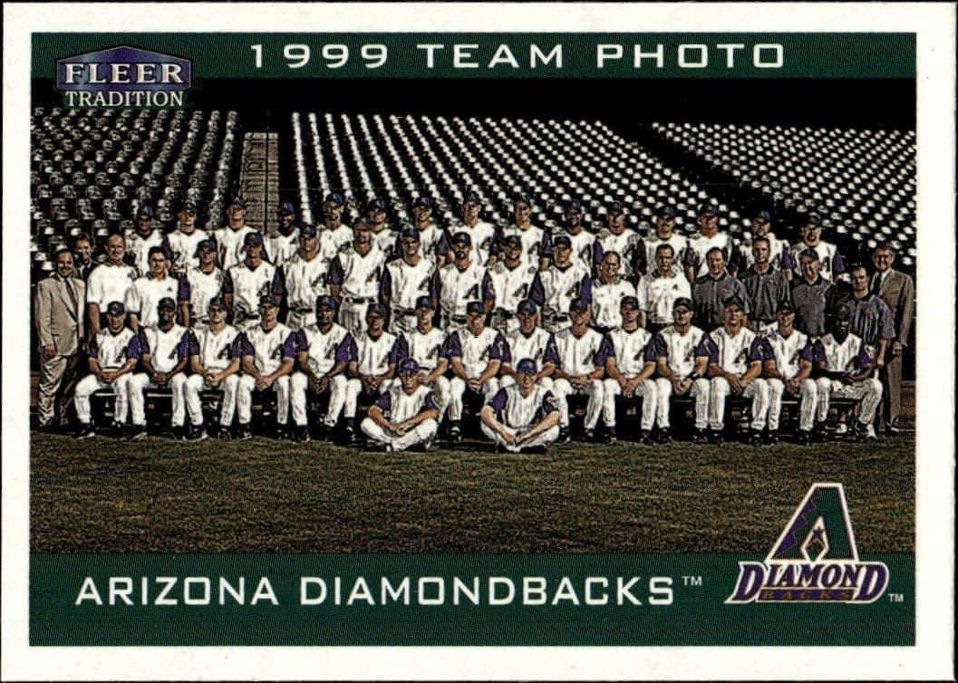 2000 Fleer Tradition Glossy Arizona Diamondbacks #29 trading card