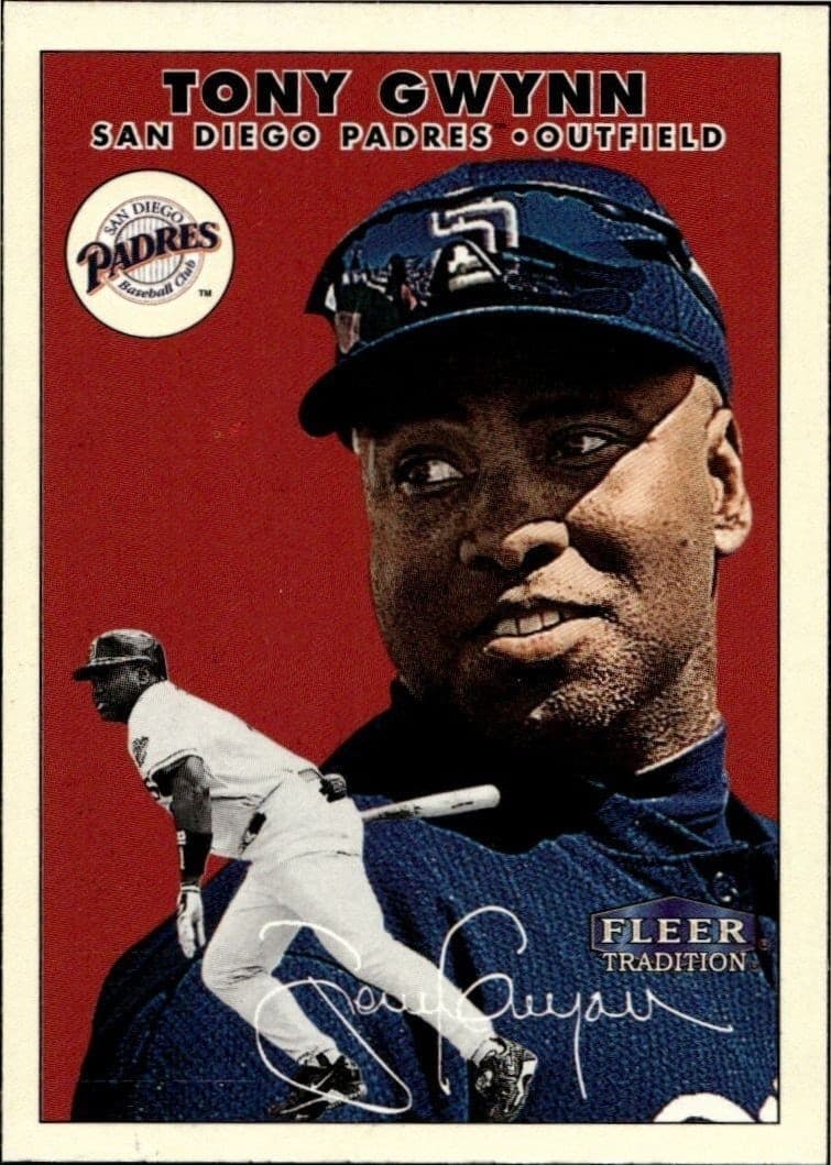 2000 Fleer Tradition Glossy Tony Gwynn #346 trading card