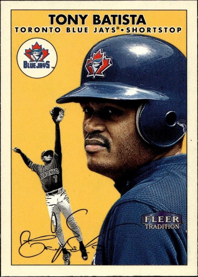 2000 Fleer Tradition Glossy Tony Batista #394 trading card