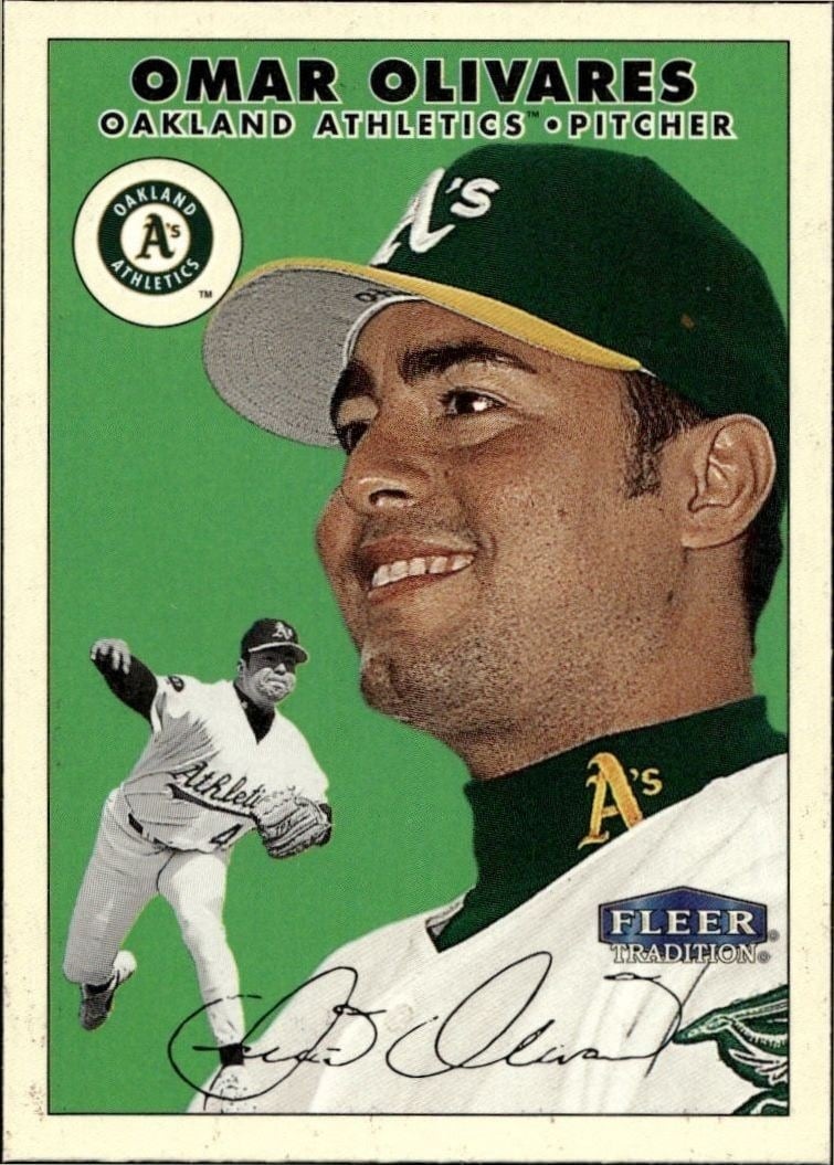 2000 Fleer Tradition Glossy Omar Olivares #299 trading card