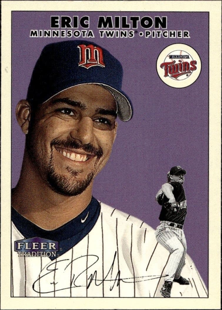 2000 Fleer Tradition Glossy Eric Milton #178 trading card