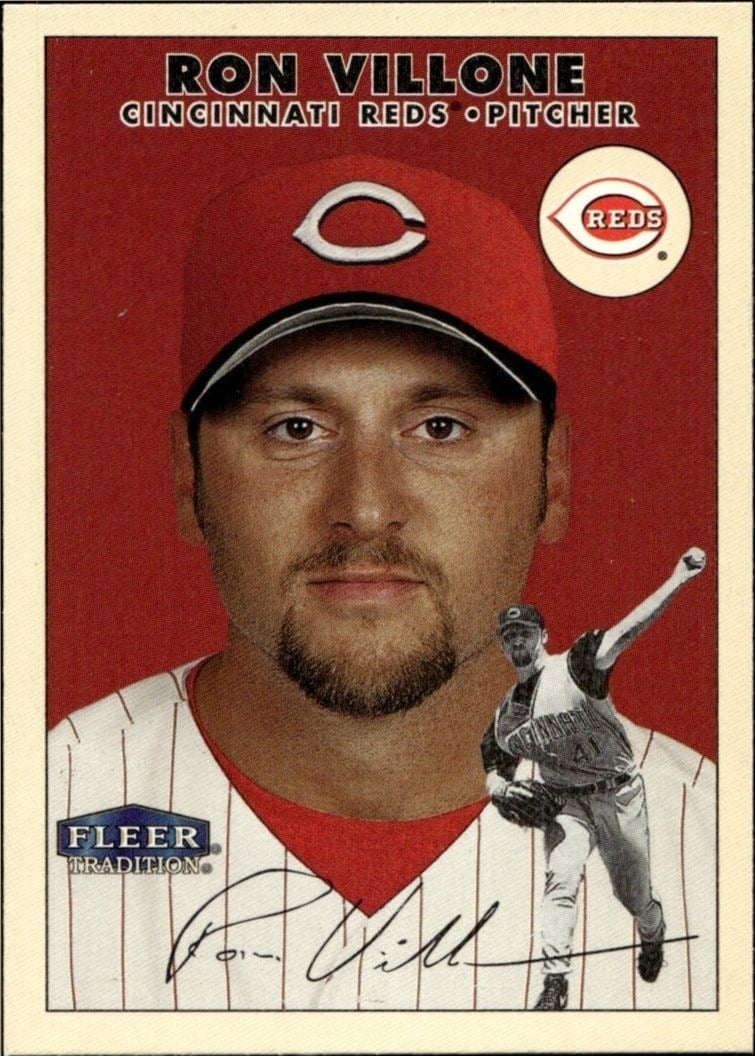 Ron Villone 2000 Fleer Tradition Glossy #234 Baseball Trading Card - Front 2000 Fleer Tradition Glossy Ron Villone #234 baseball trading card front