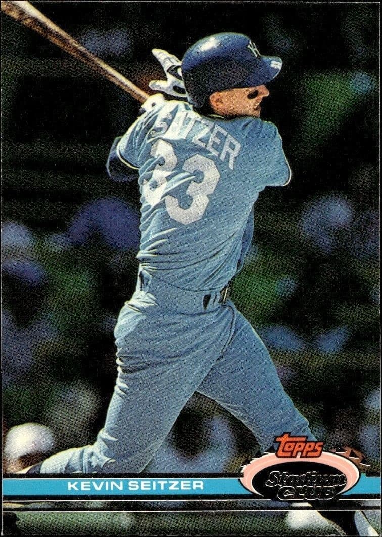 1991 Topps Stadium Club Kevin Seitzer #88 trading card