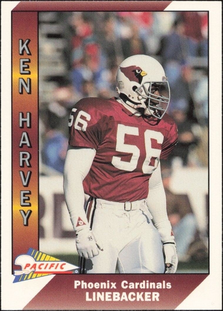 Ken Harvey 1991 Pacific #403 Football Trading Card - Front 1991 Pacific Ken Harvey #403 football trading card front