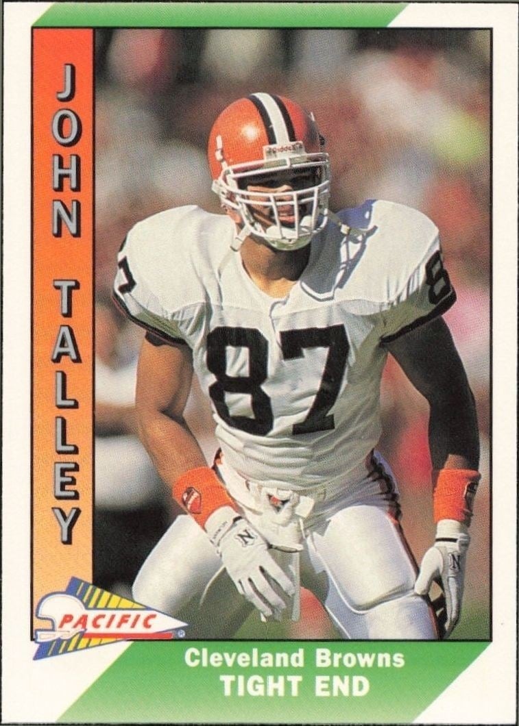 John Talley 1991 Pacific #87 Football Trading Card - Front 1991 Pacific John Talley #87 football trading card front