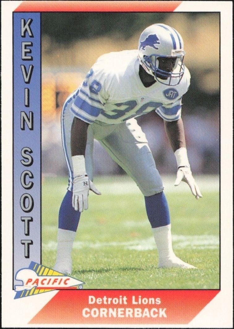 Kevin Scott 1991 Pacific #582 Football Trading Card - Front 1991 Pacific Kevin Scott #582 football trading card front