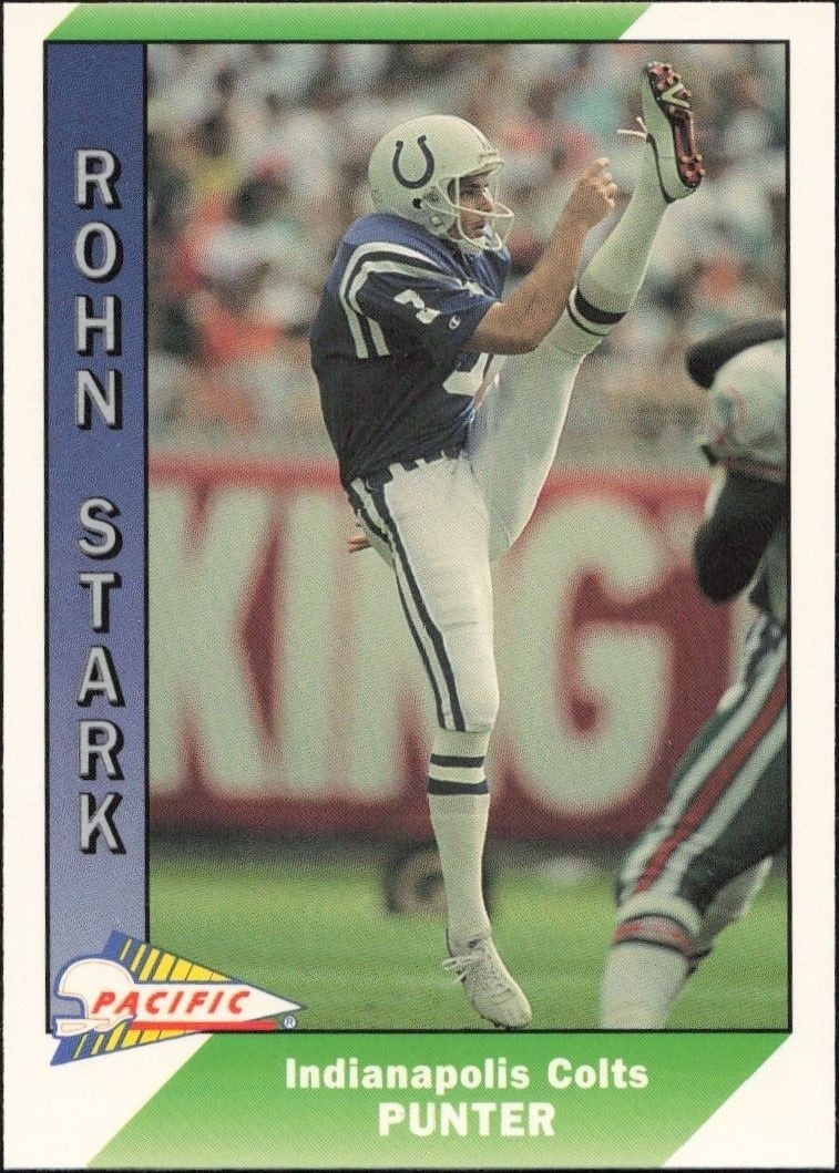 Rohn Stark 1991 Pacific #199 Football Trading Card - Front 1991 Pacific Rohn Stark #199 football trading card front