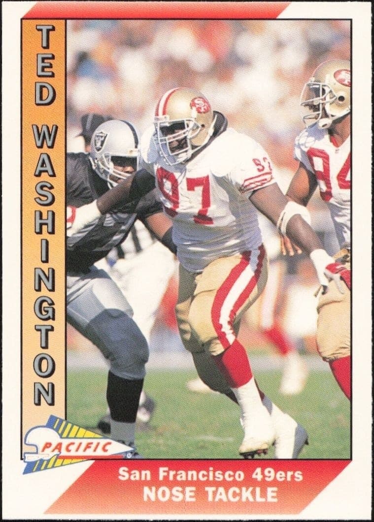 1991 Pacific Ted Washington #645 trading card