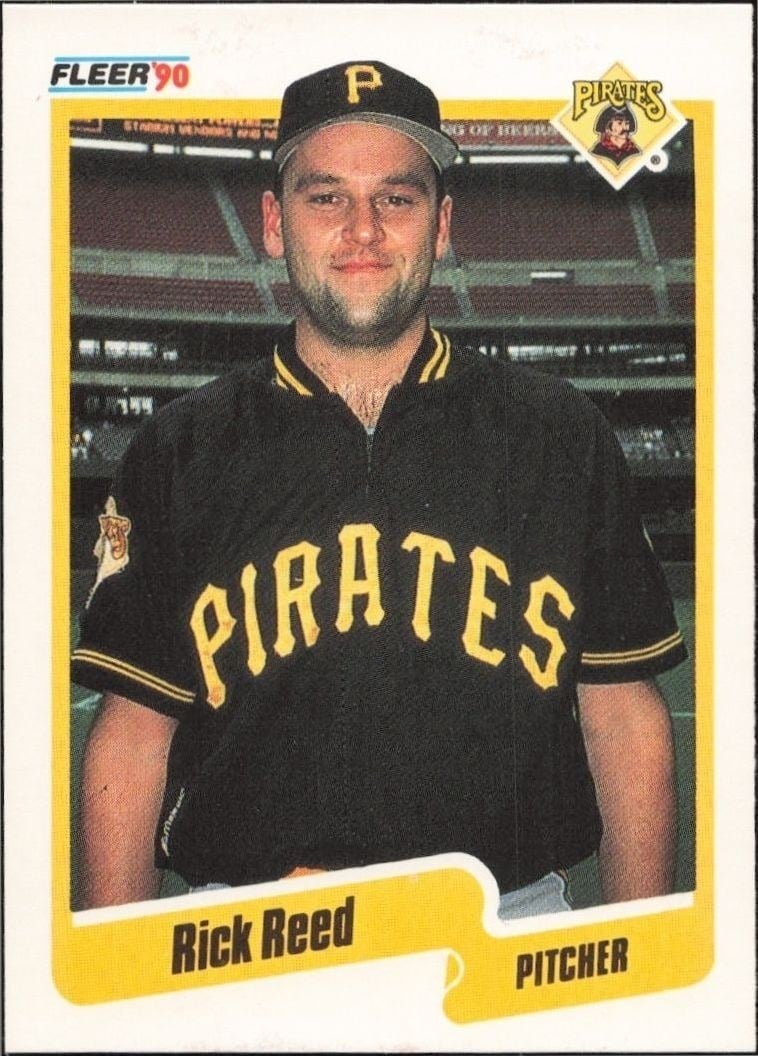 1990 Fleer Rick Reed #477 trading card