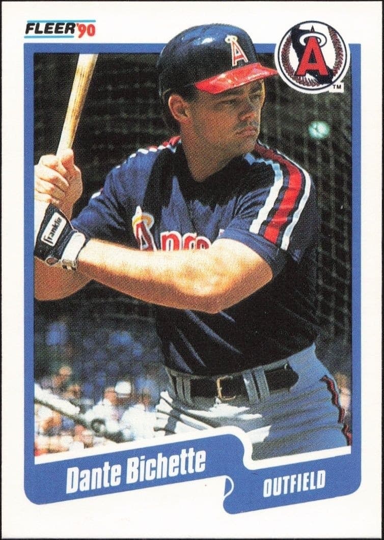 1990 Fleer Dante Bichette #127 trading card