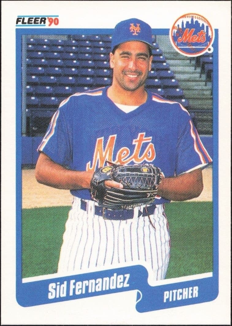1990 Fleer Sid Fernandez #203 trading card
