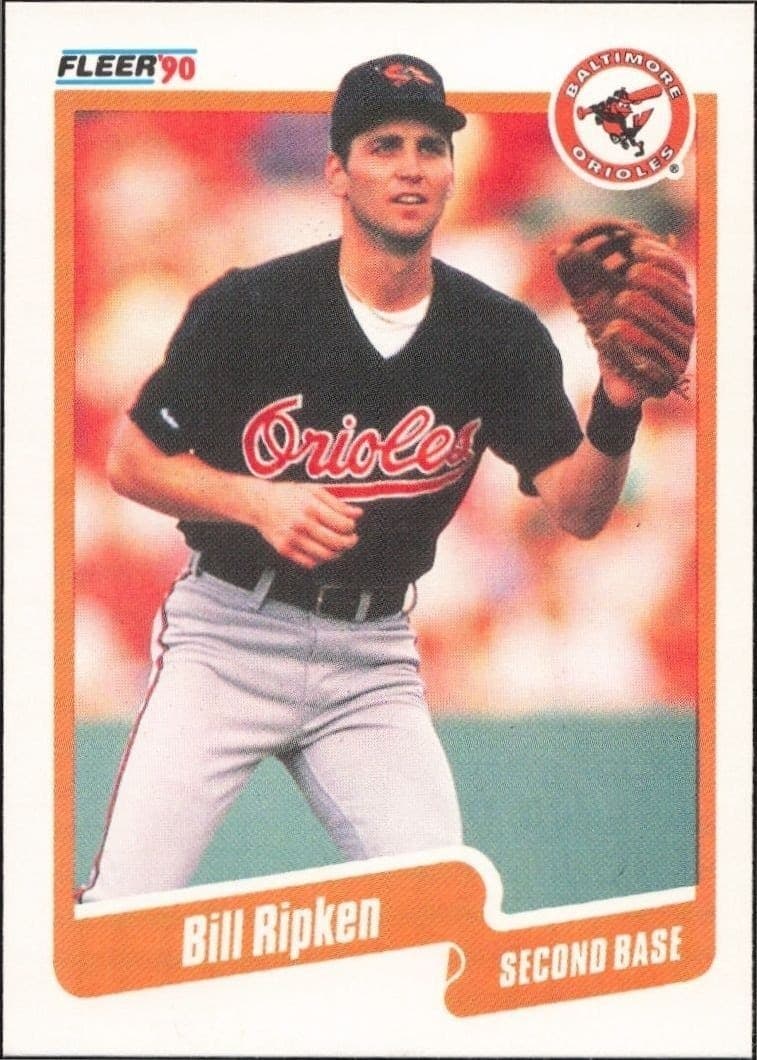1990 Fleer Billy Ripken #186 trading card