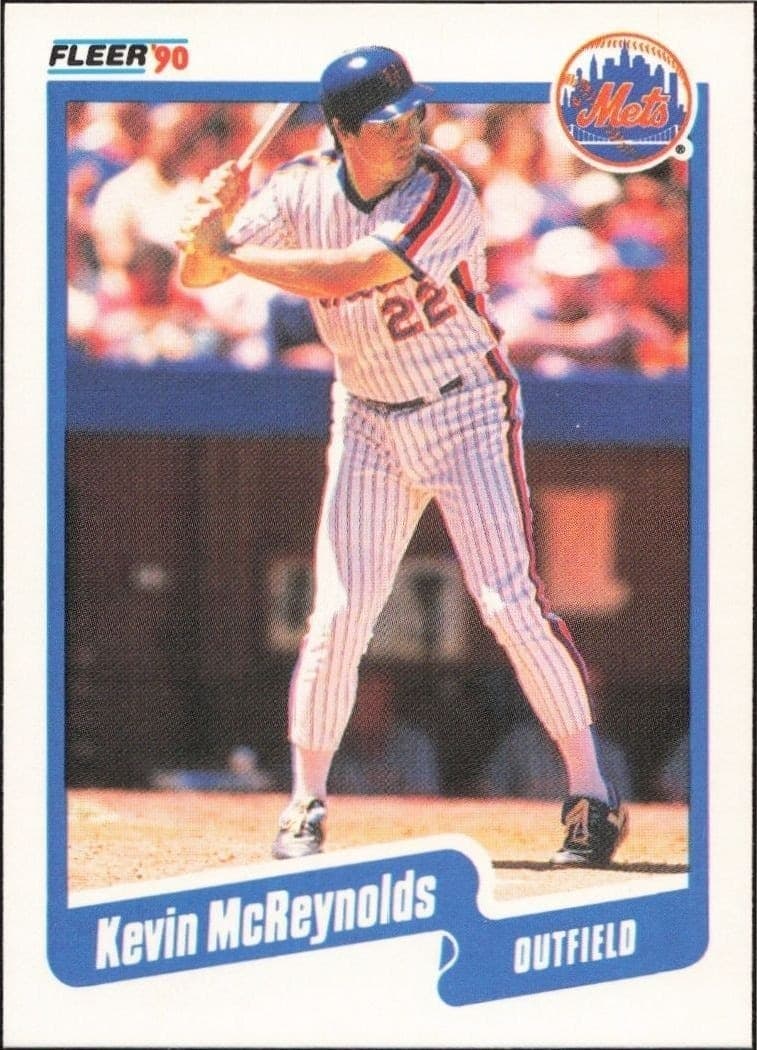 1990 Fleer Kevin McReynolds #211 trading card