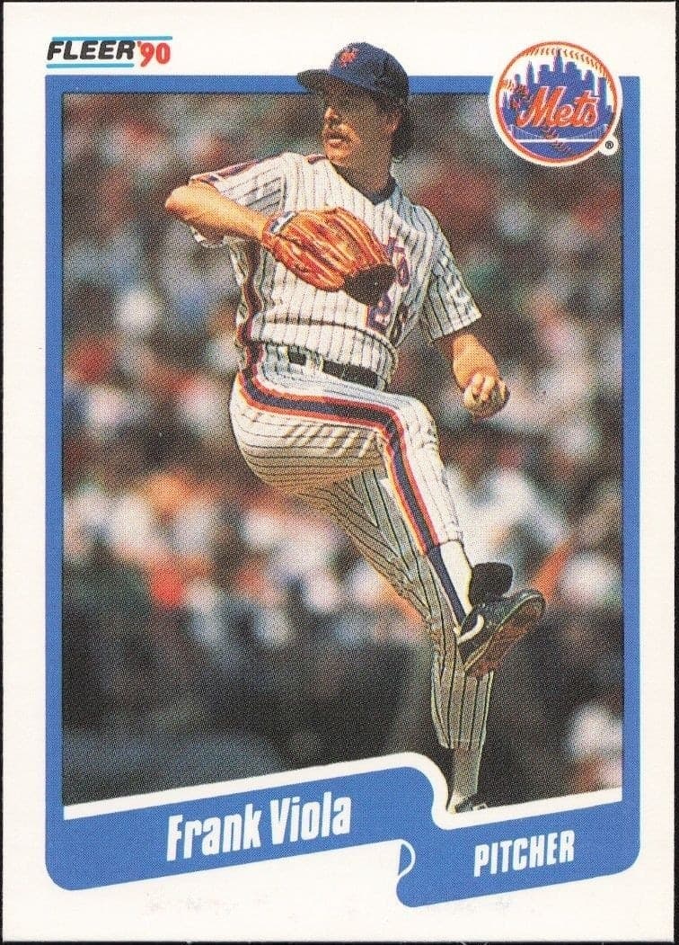 1990 Fleer Frank Viola #219 trading card