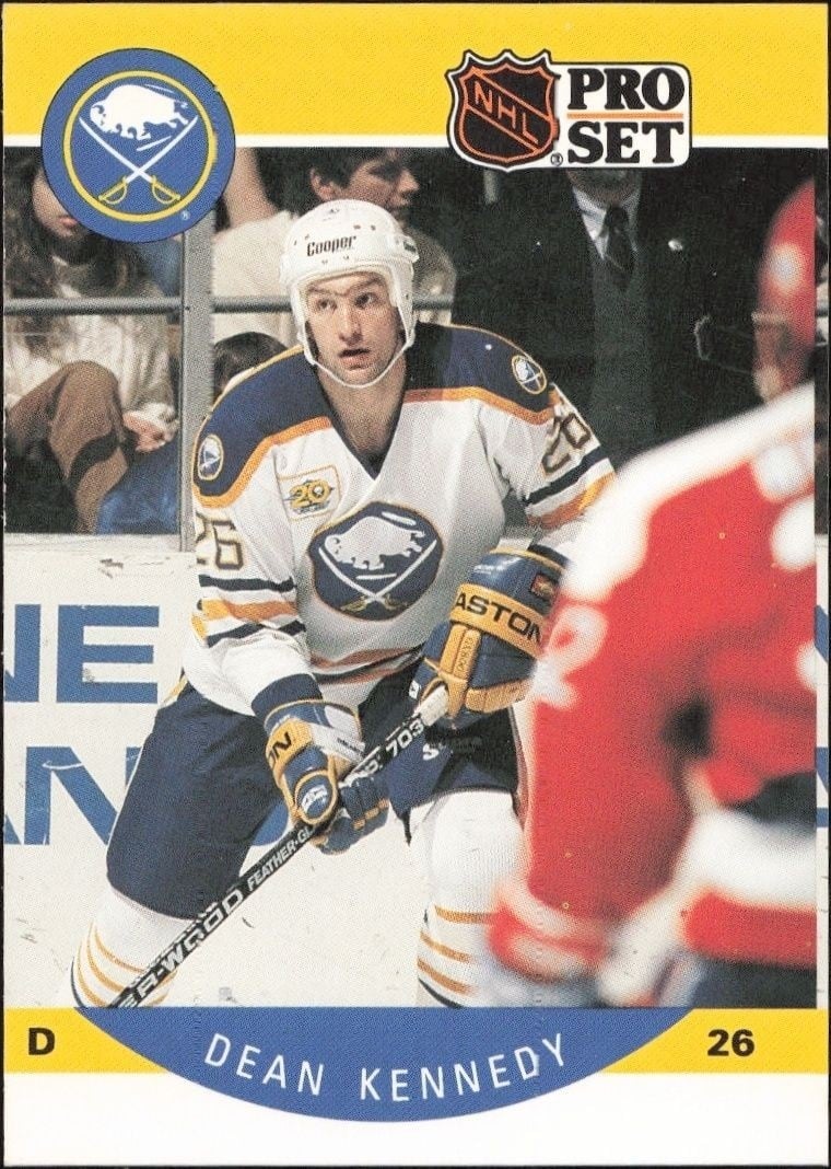 Dean Kennedy 1990-91 Pro Set #22 Hockey Trading Card - Front 1990-91 Pro Set Dean Kennedy #22 hockey trading card front