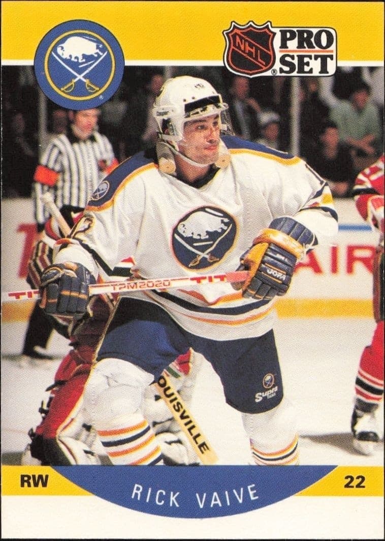 1990-91 Pro-Set Rick Vaive #32 trading card