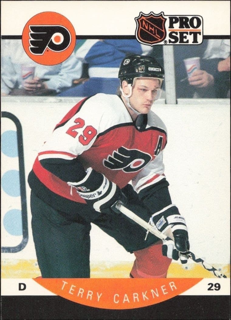 1990-91 Pro-Set Terry Carkner #212 trading card
