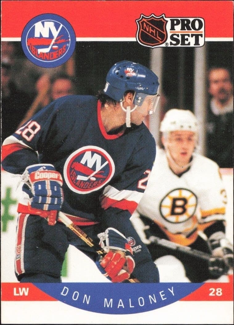 1990-91 Pro-Set Don Maloney #187 trading card