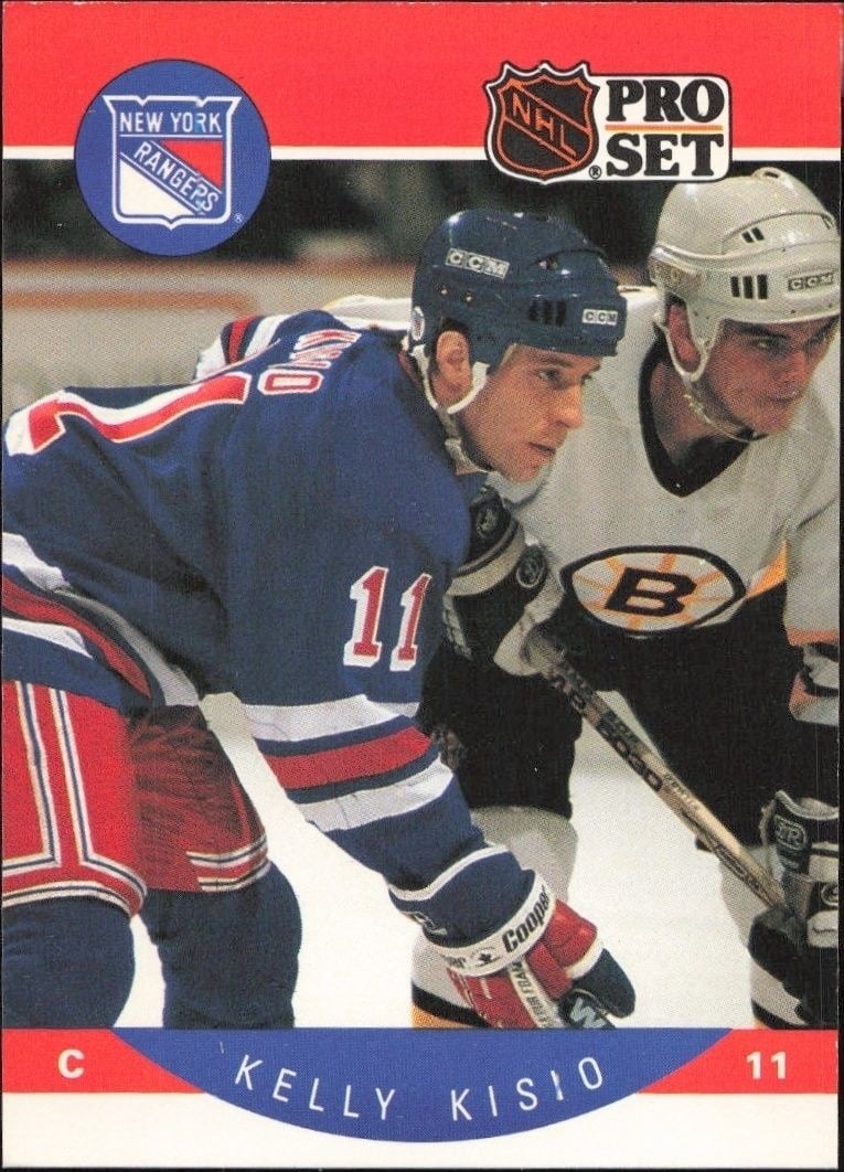Kelly Kisio 1990-91 Pro Set #200 Hockey Trading Card - Front 1990-91 Pro Set Kelly Kisio #200 hockey trading card front