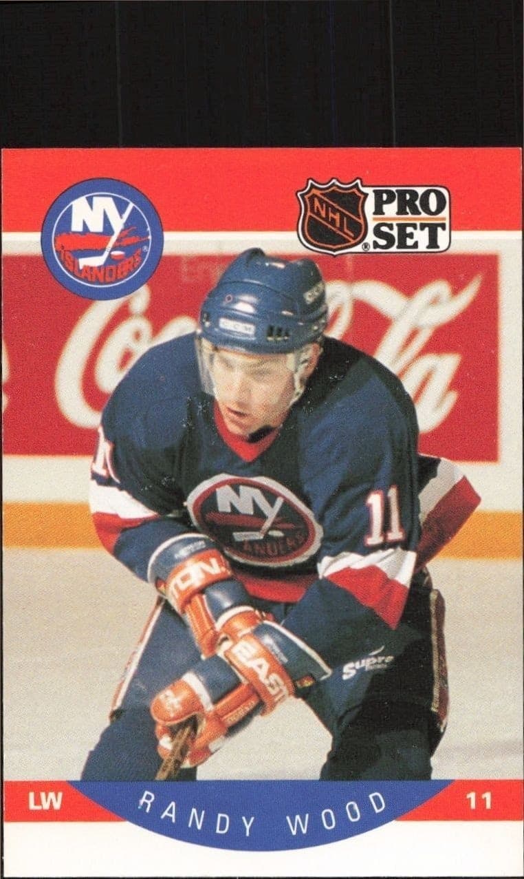 1990-91 Pro-Set Randy Wood #194 trading card