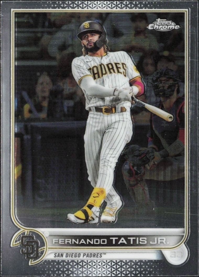 2022 Topps Chrome Fernando Tatis Jr. #150 trading card