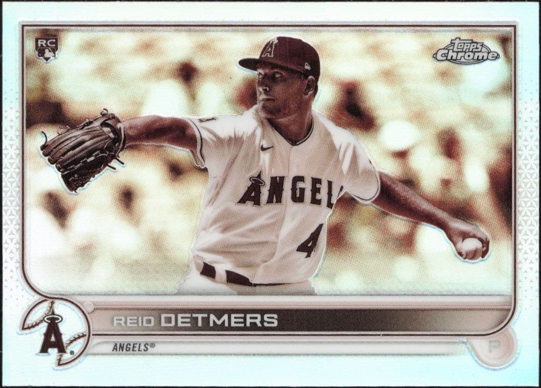 2022 Topps Chrome Reid Detmers #79 trading card