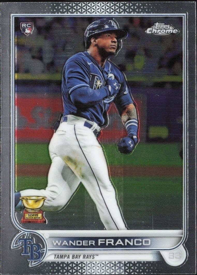 2022 Topps Chrome Wander Franco #35 trading card