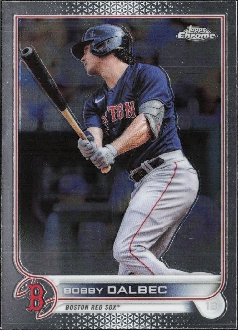 Bobby Dalbec 2022 Topps Chrome #51 Baseball Trading Card - Front 2022 Topps Chrome Bobby Dalbec #51 baseball trading card front