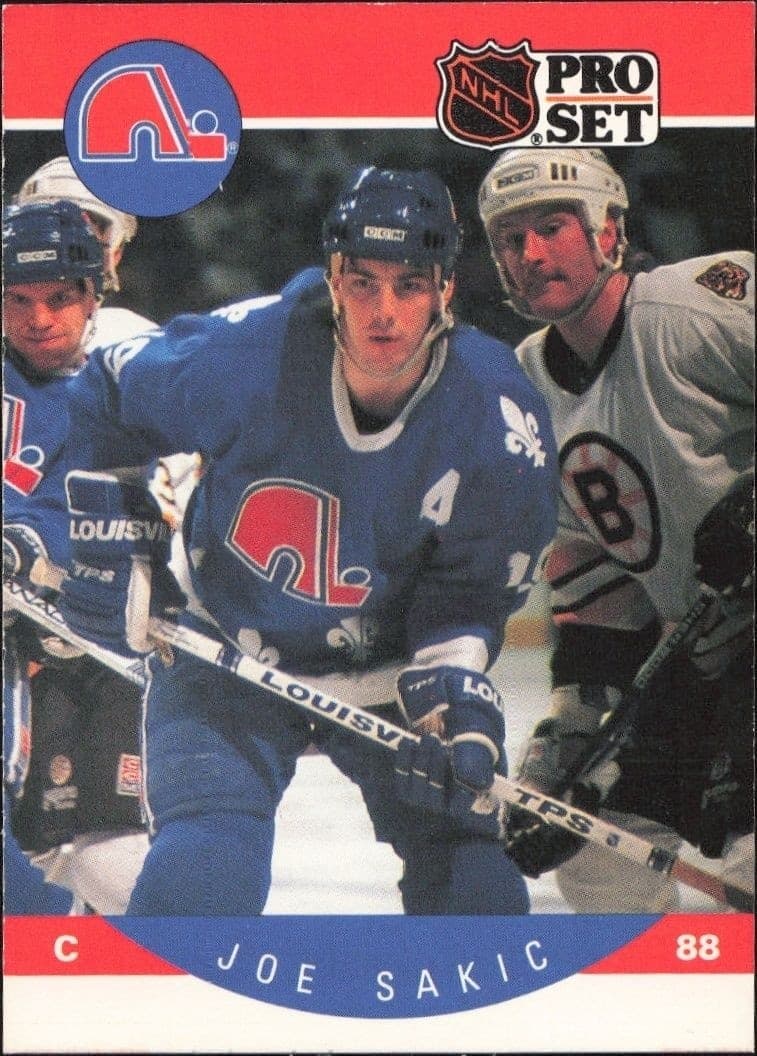 1990-91 Pro-Set Joe Sakic #257 trading card