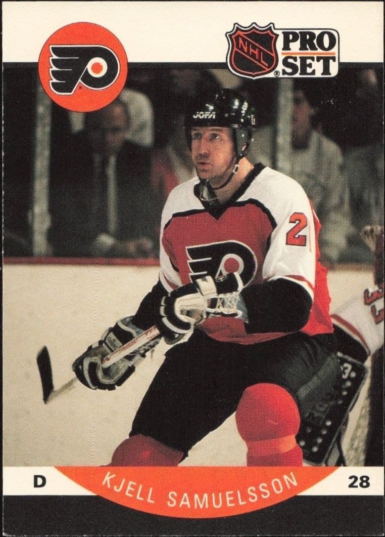 1990-91 Pro-Set Kjell Samuelsson #222 trading card