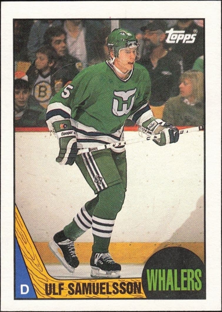1987-88 Topps Ulf Samuelsson #23 trading card