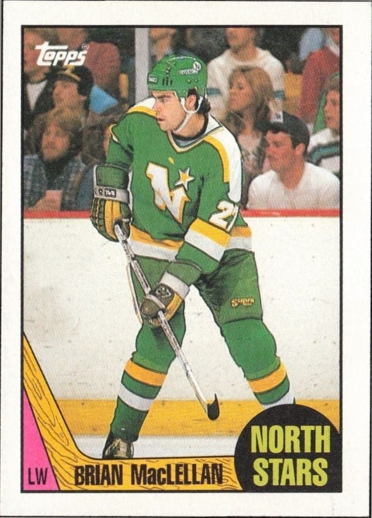 1987-88 Topps Brian MacLellan #31 trading card