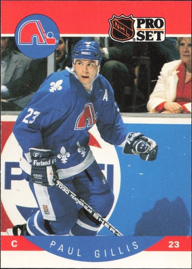 Paul Gillis 1990-91 Pro Set #246B Hockey Trading Card - Front 1990-91 Pro Set Paul Gillis #246B hockey trading card front