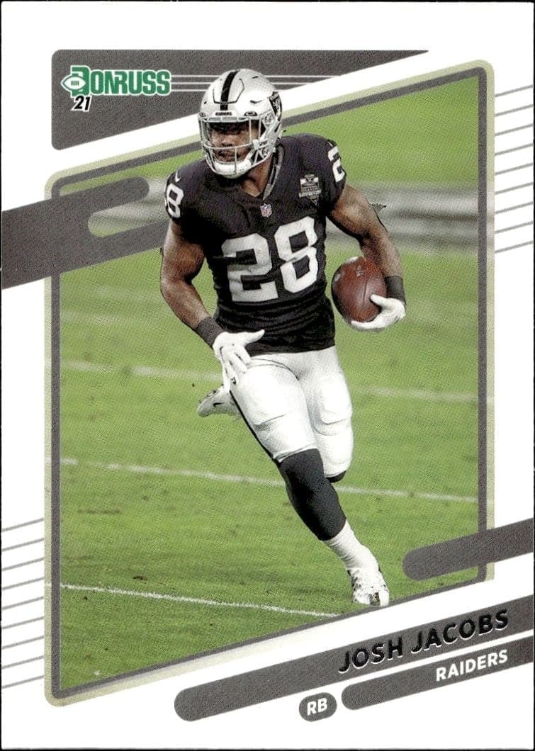 2021 Panini Donruss Josh Jacobs #85 trading card